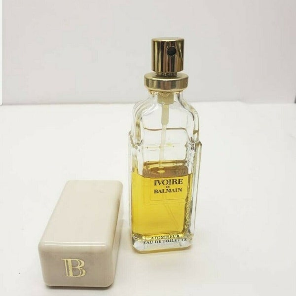 Vintage Ivoire De Balmain Made in France 1979 Atomiseur Eau De Toilette Parfum Luxury Perfume Vintage French Fragrance 1970s Perfume 28 ML