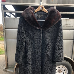 Persian lamb coat plus size best sale