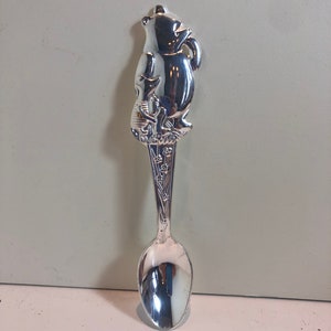Lunt Silversmiths Winnie the Pooh Baby Feeding Spoon Silverplate, New in Plastic Bag