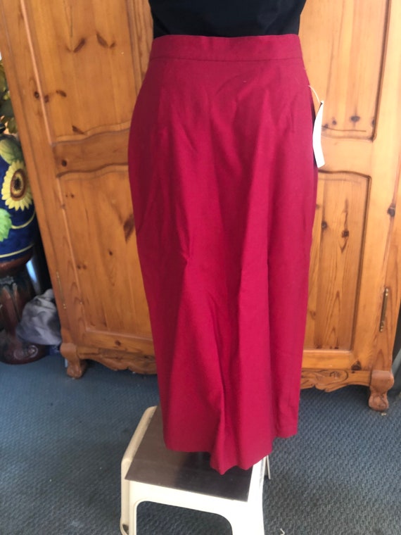 Giorgio Sant Angelo Vintage 1970's Red Wrap Skirt… - image 2
