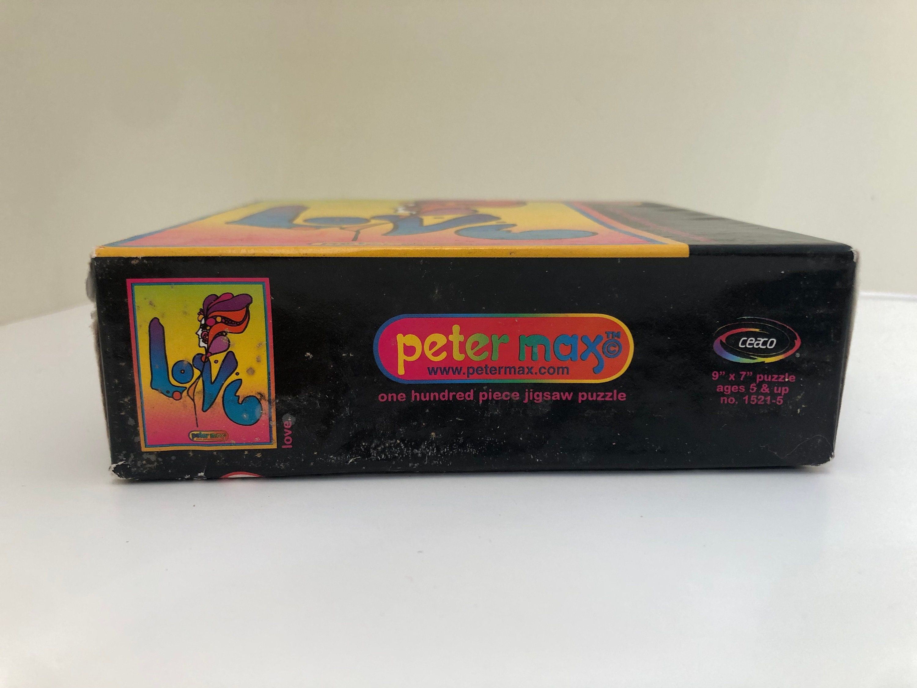 値下！アンティーク◇未開封peter max 100ピースパズル◇LOVE Peter Max 