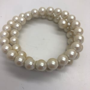 bijoux fantaisie vintage des années 1950 &quot;perle&quot; bracelet enveloppant
