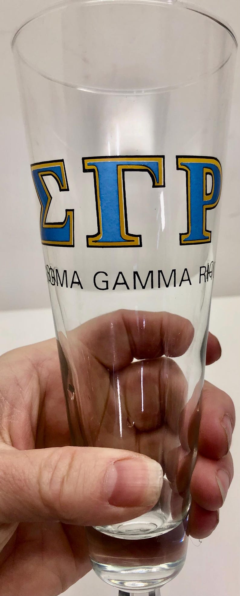 Sigma Gamma Rho Sorority Stemmed Beer Glass Greek Letters - Etsy