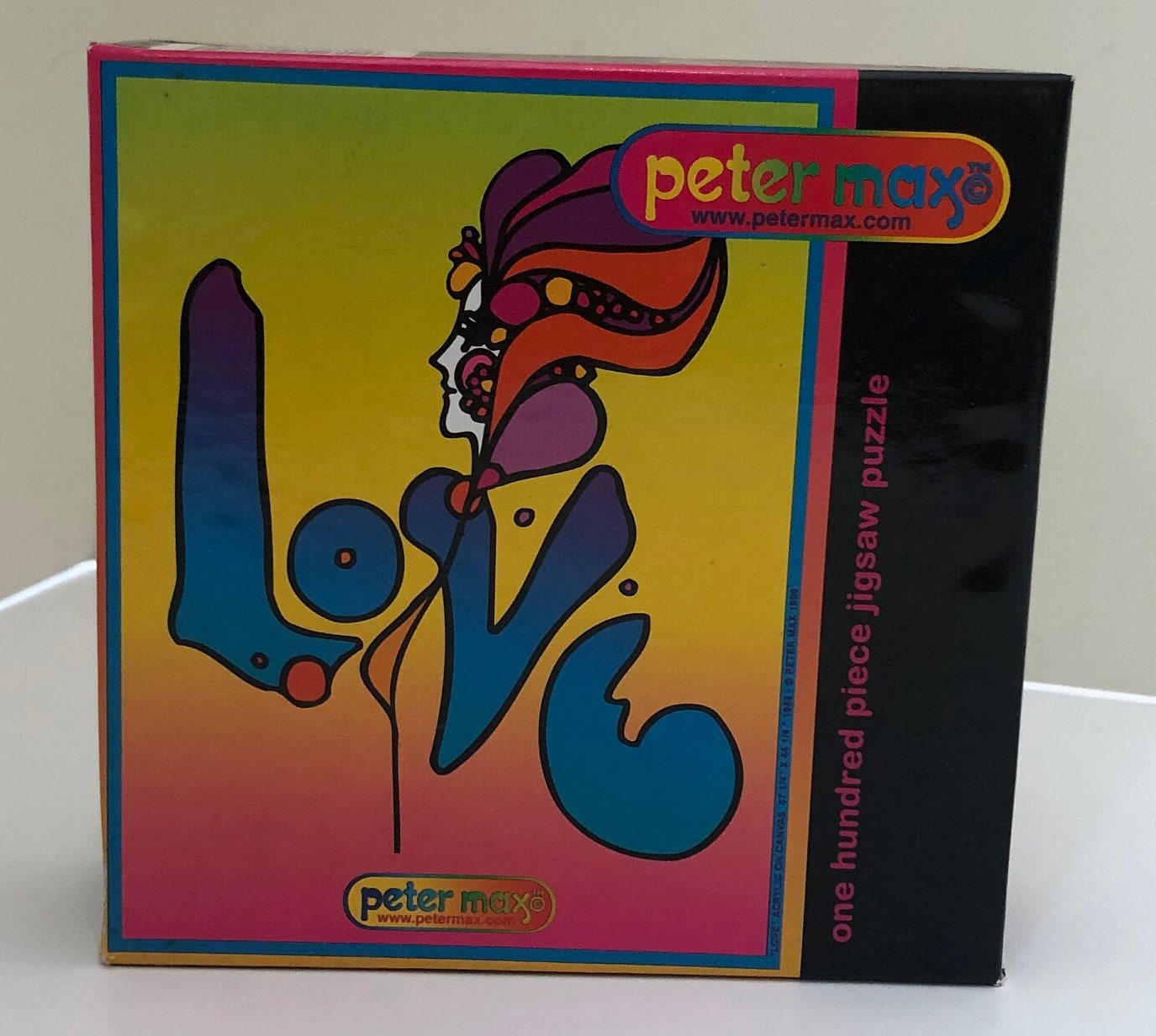 値下！アンティーク◇未開封peter max 100ピースパズル◇LOVE Vintage Peter Max 100 Piece Jigsaw Puzzle by Ceaco 