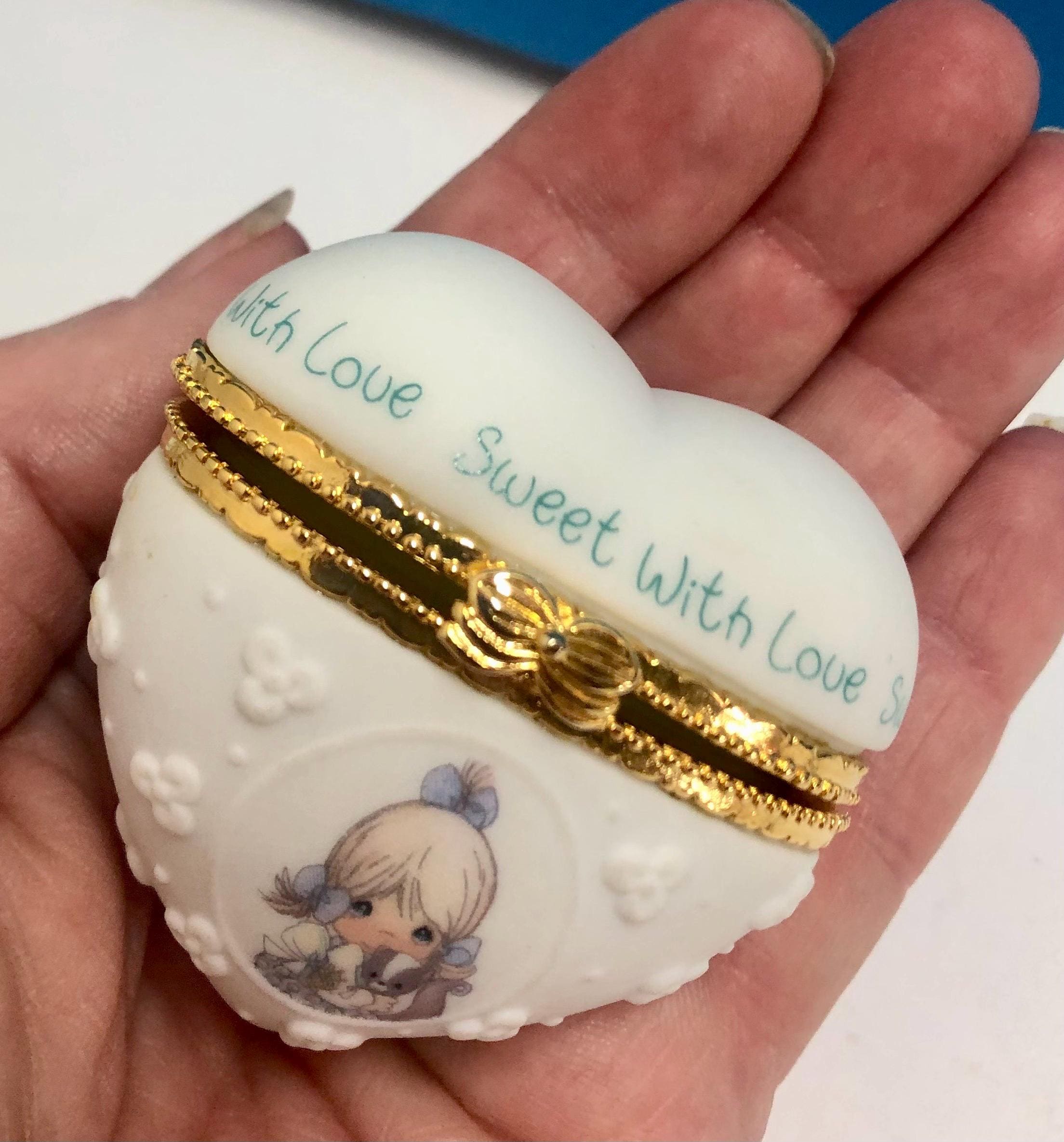 Limoges Heart Hinged Boxes - Etsy