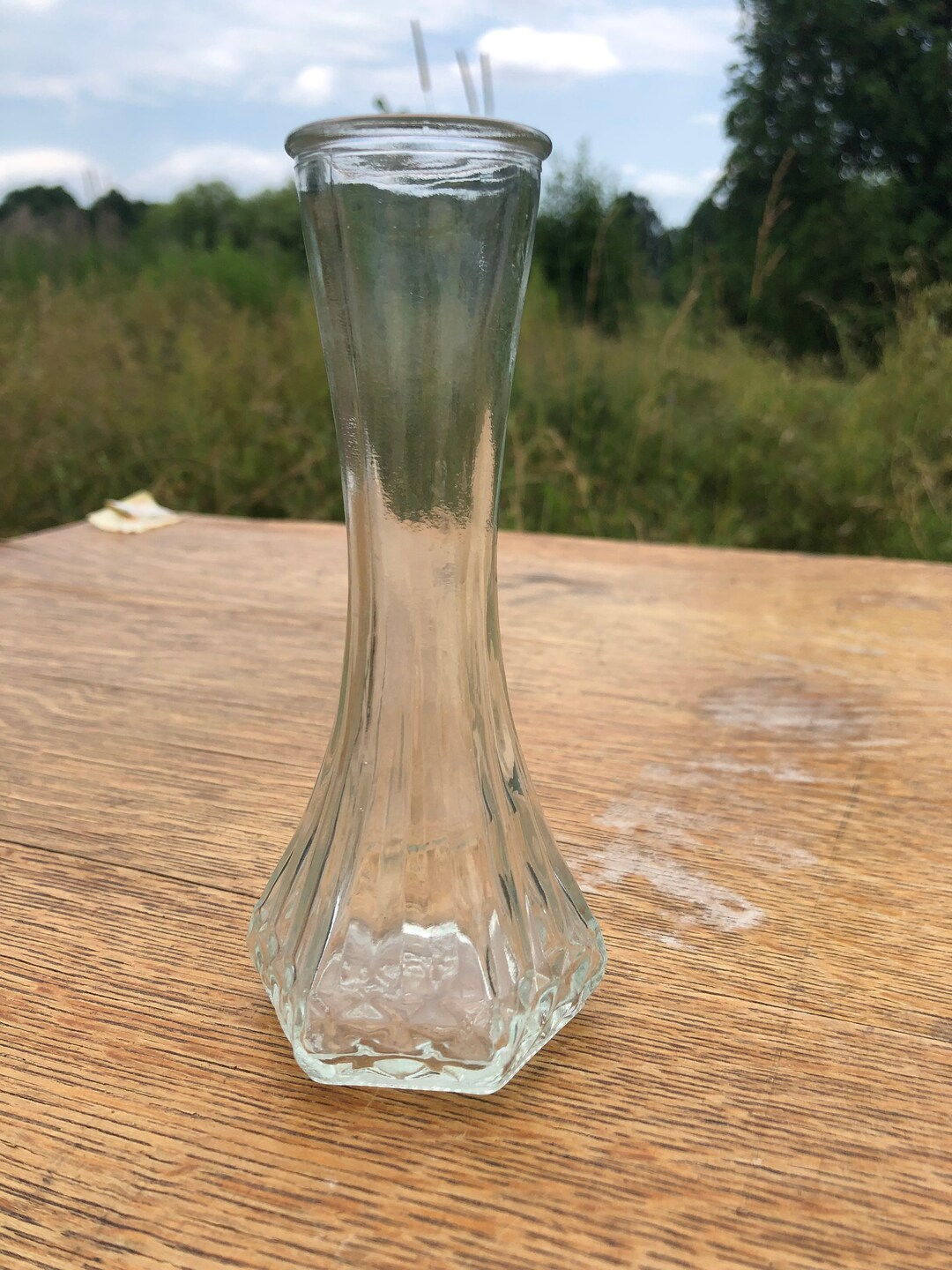 Vintage 6 Hoosier Glass Bud Vase 4063C Etsy