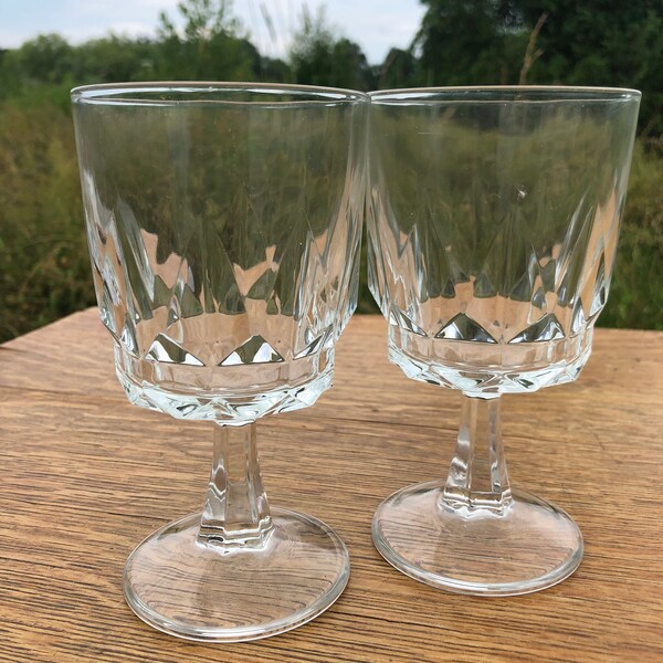 French Water Glasses Etsy