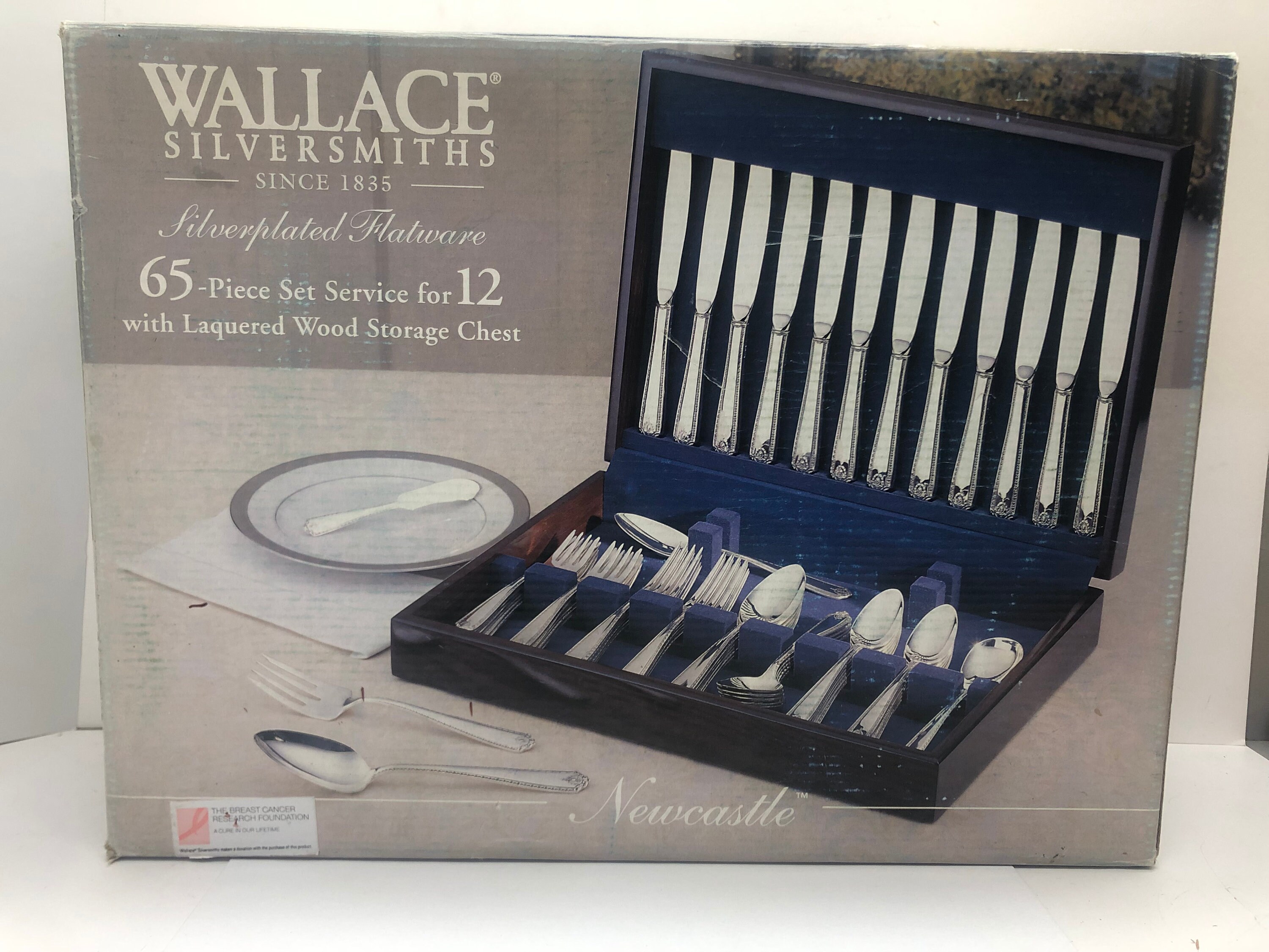 Vintage Wallace Silversmiths 64 Pc. Silver Plated Flatware Service