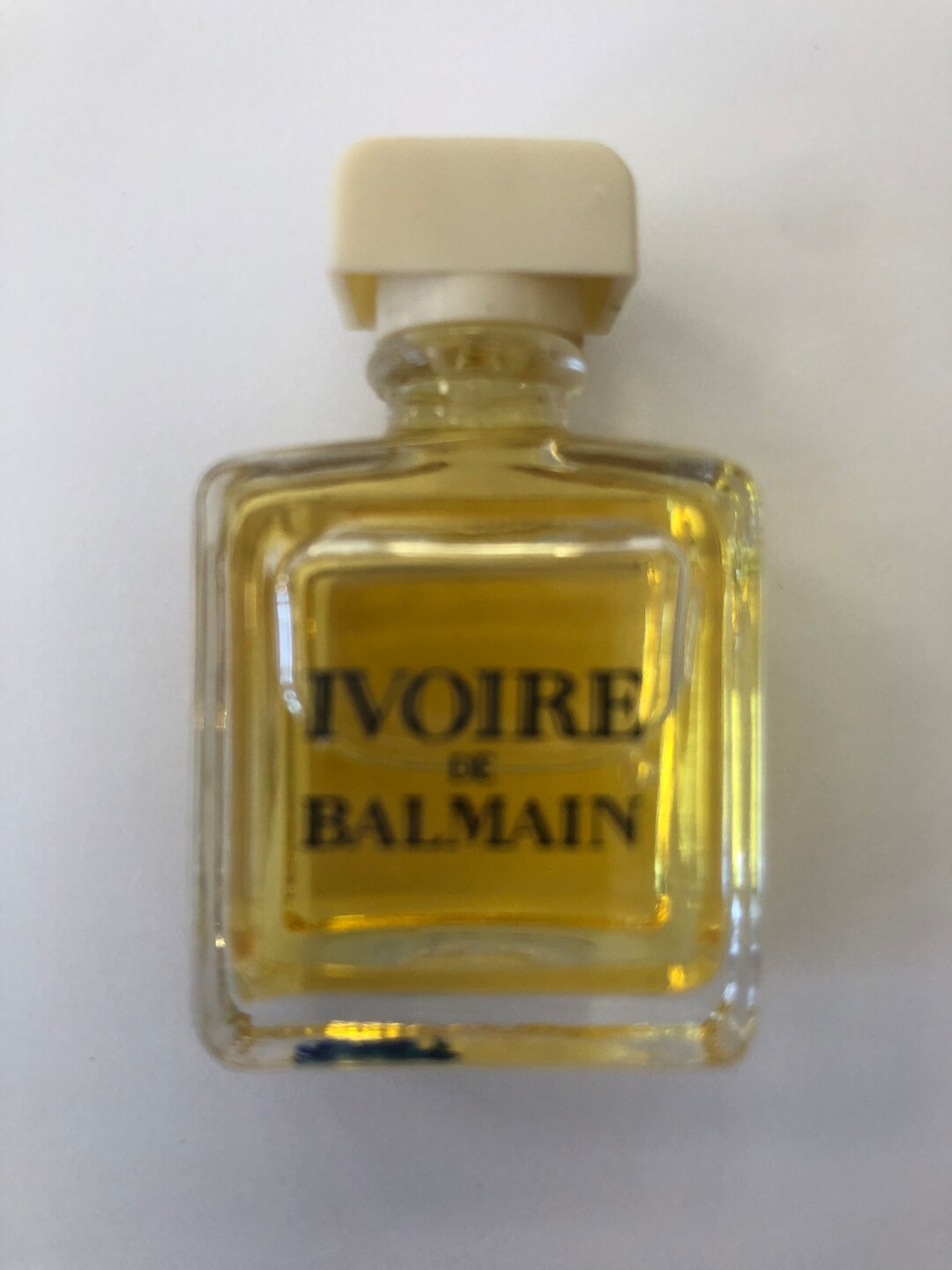 Vintage 1990's Ivoire De Balmain Parfum Ml Tiny Bottle Unused