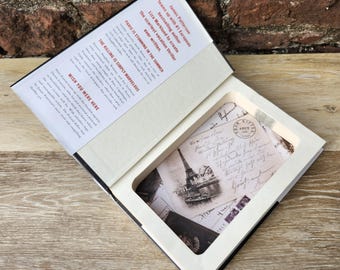 Hollow Book Safe. Magnetic Closure. James Patterson. The Postcard Killers. Liza Marklund.