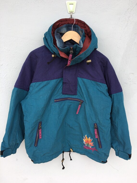 Vintage Japanese Brand Descente Anorak Ski Jacket