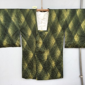vintage kimono michiyuki japanese tradional cardigan