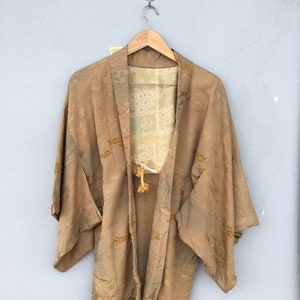 vintage kimono haori japanese tradional cardigan size small
