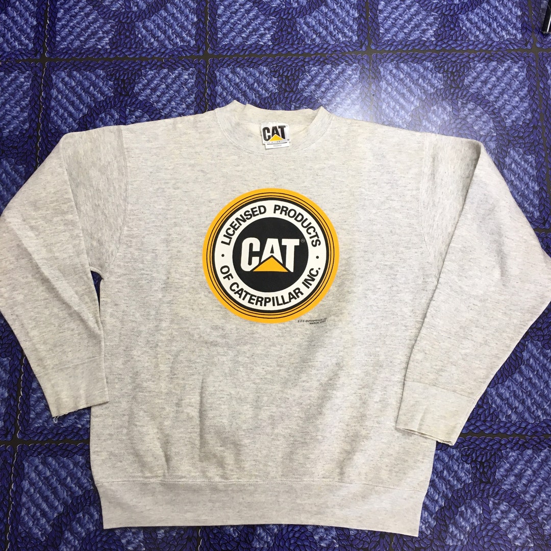Vintage Caterpillar Sweatshirt Made in Usa Size M - Etsy