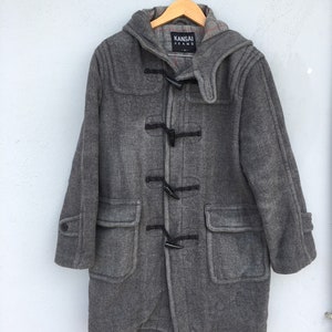 kansai jeans wool duffle jacket size M