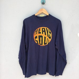vintage 90s paul weller heavy soul long sleeve shirt