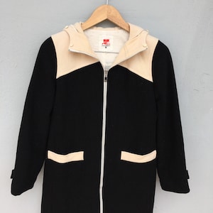 courreges 21 wool hooded jacket made in japan