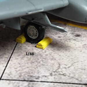 1/48 And 1/32 Scale Aircraft Wheel Chock image 5
