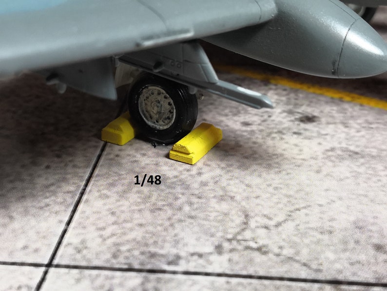 1/48 And 1/32 Scale Aircraft Wheel Chock image 5