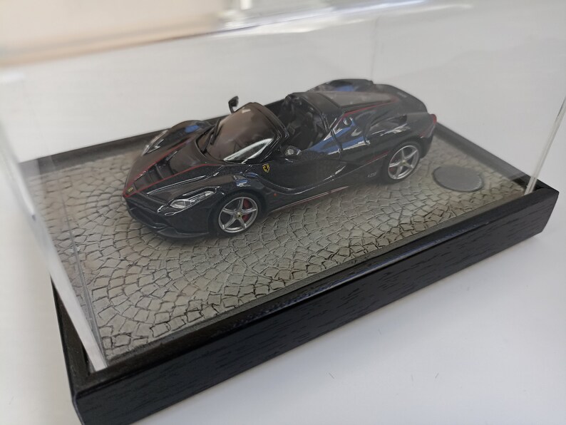 1/43 and 1/64 Diorama Stone Street & Display Case For Diecast Cars are NOT INCLUDED image 6