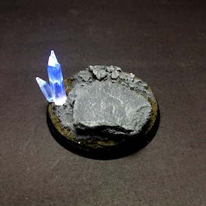 Crystal Bases With LED Light 40mm For War Gaming&Role Playing