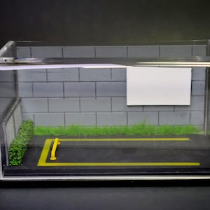 1/64 Parking Lot Diorama Display Case. – Add Style to Your Car Collection