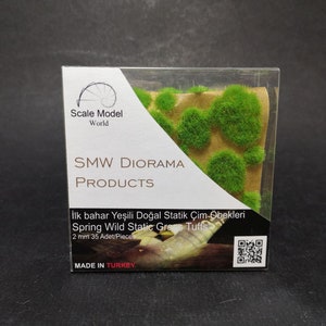 Wild Static Grass Tufts 2mm For 1/35 And War Game/Role Playing