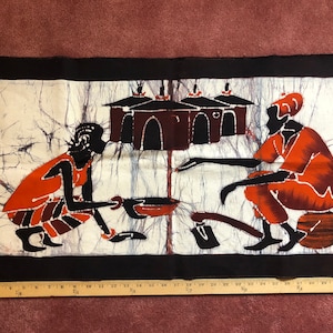 Dinnertime Batik - hand painted, natural dyes, made with love