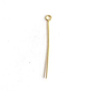 30mm Gold Stainless Steel Round Head Pins – Jewelry Making Findings – 10 or 100 Pieces