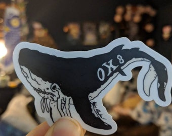Dishonored Whale Sticker