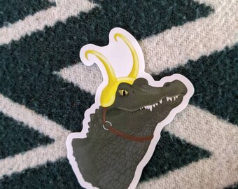 Alligator Loki sticker