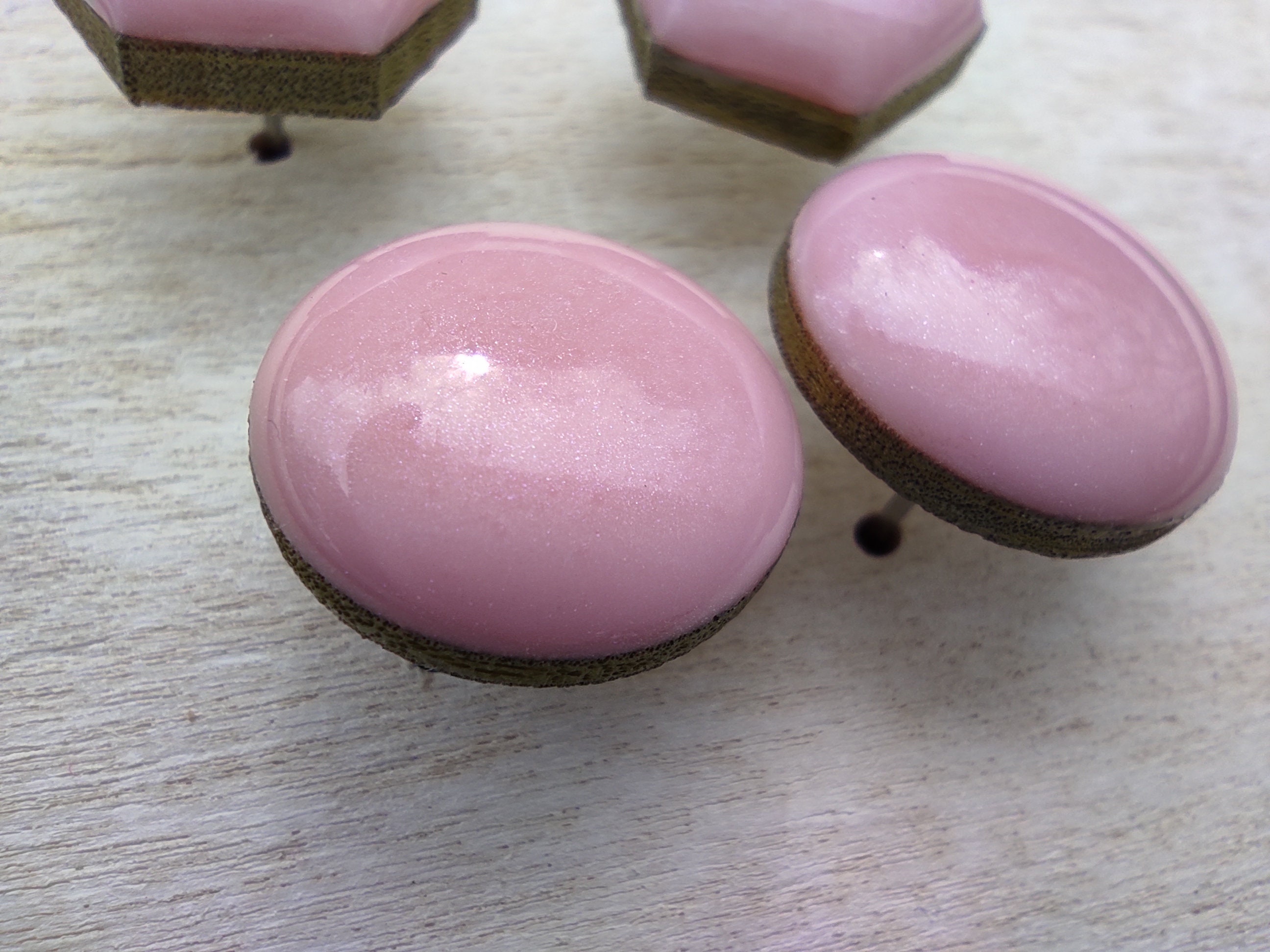 Epoxy resin stud earrings wooden stud earrings colorful Etsy