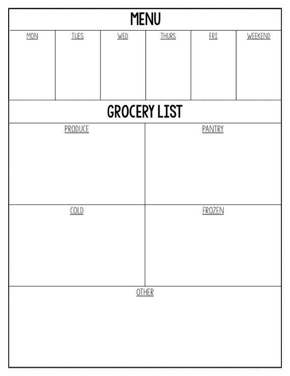 Customizable Grocery List Template from i.etsystatic.com