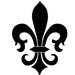 Fleur de lis svg Flower of the lily svg Mardi Gras svg outline laptop cup decal SVG Digital Download Cuttable Files Cricut Silhouette