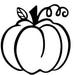 Halloween pumpkin logo outline laptop cup decal SVG Digital Download Cuttable Files Cricut Silhouette