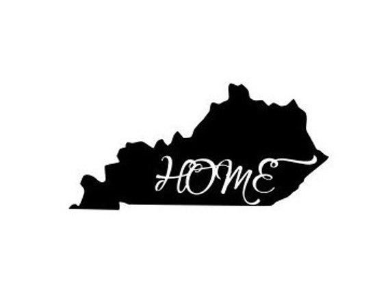 Download State Of Kentucky Home Outline Laptop Cup Decal Svg Digital Etsy