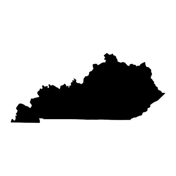 Download State of Kentucky KY outline laptop cup decal SVG Digital ...