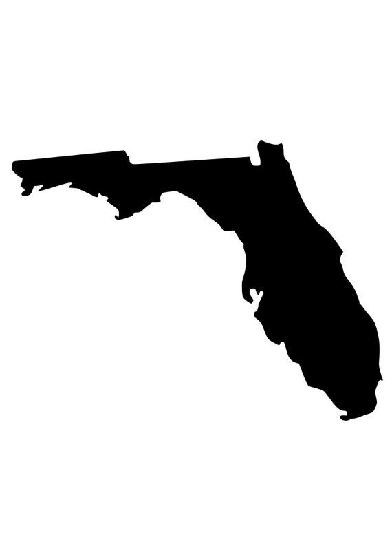 State of Florida outline laptop cup decal SVG Digital ...