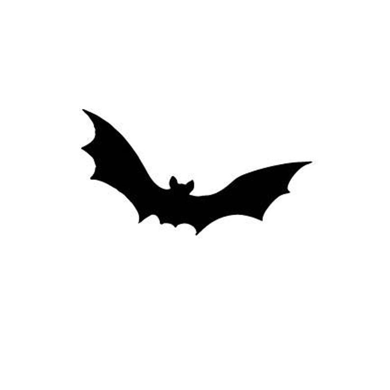 Download Halloween bat logo outline laptop cup decal SVG Digital | Etsy