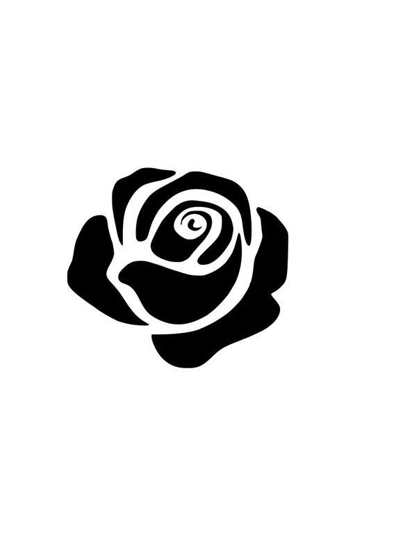 Free Free 303 Silhouette Rose Flower Svg SVG PNG EPS DXF File