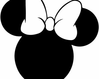 Download Minnie Mouse With Bow SVG digital File from AllKraftedUp ...