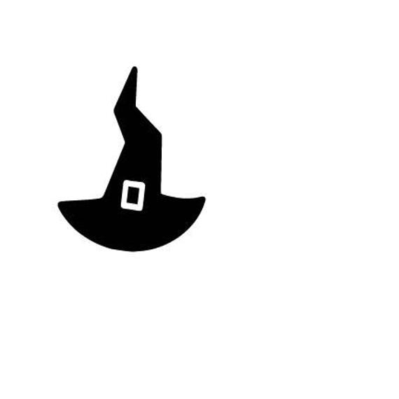 Download Halloween Witch Hat Laptop Cup Decal Svg Digital Download Etsy
