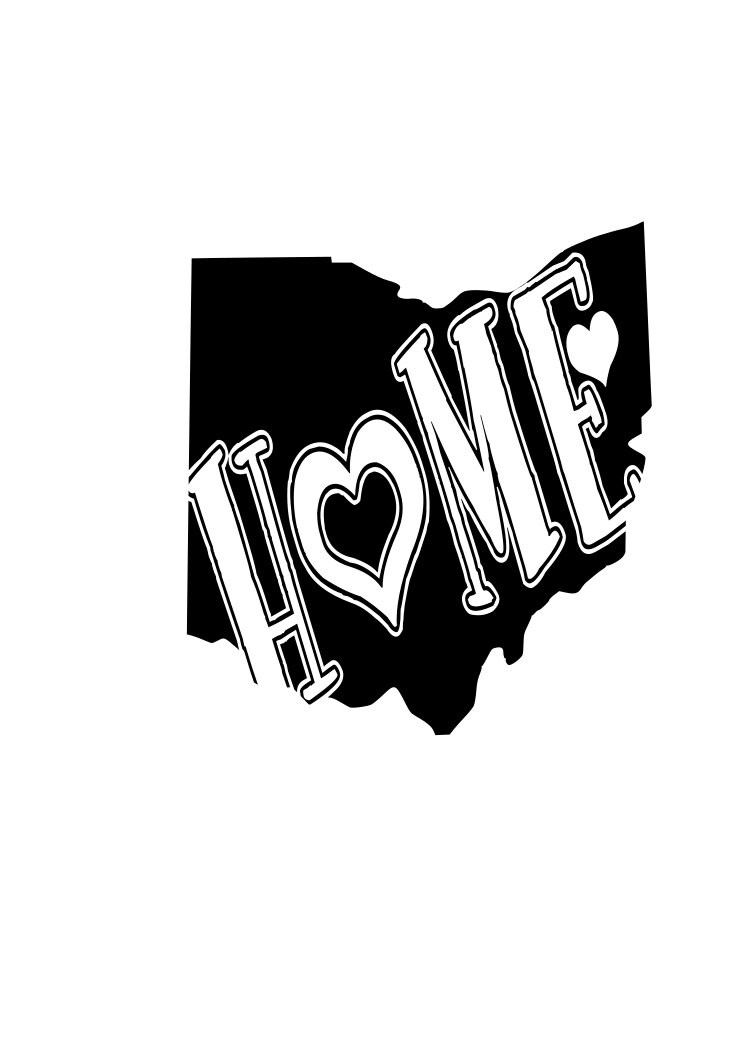 Download State of Ohio Home OH outline laptop cup decal SVG Digital ...