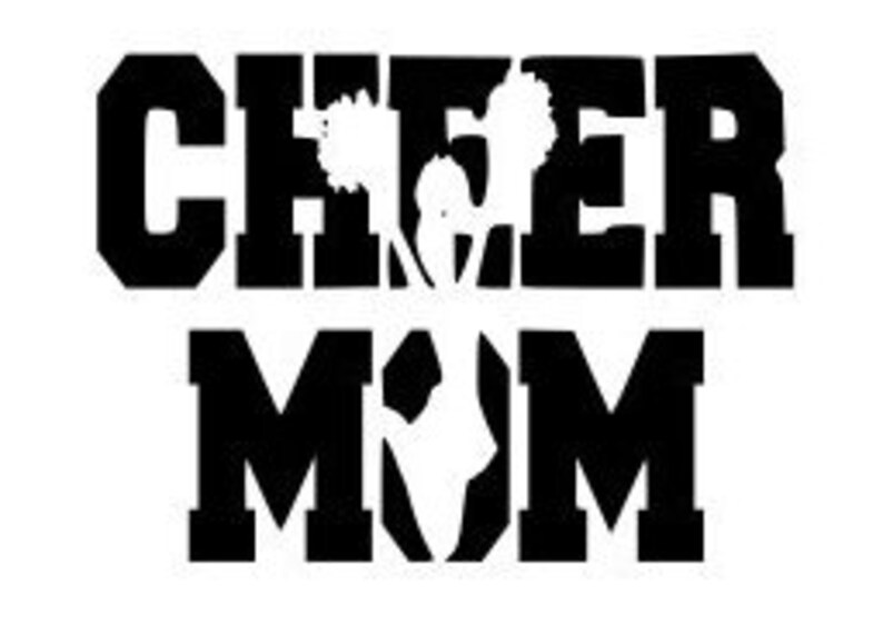 Download CHEER MOM logo laptop cup decal SVG Digital Download ...