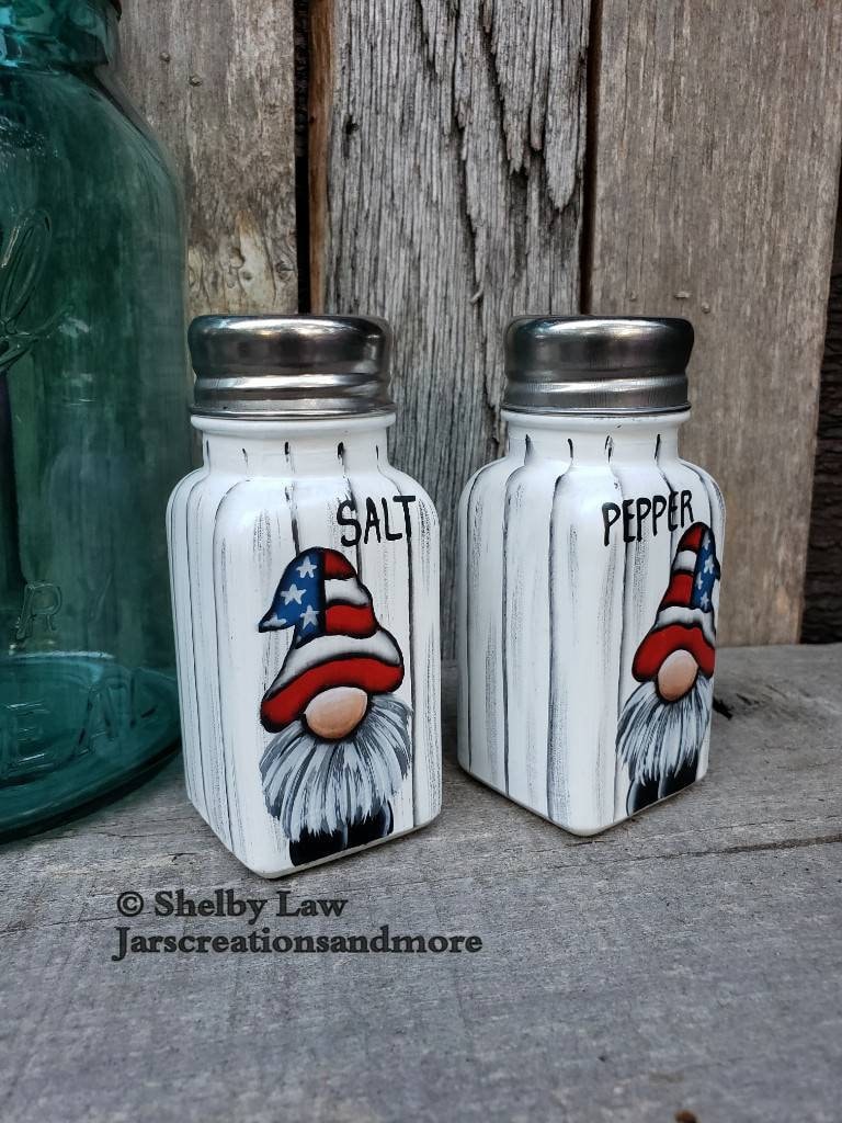 Ceramic Gnome Salt And Pepper Shaker Set - Cute Kitchen Decor, 3.34x2.40x2.16 Inches, Christmas Gift Idea - View #2