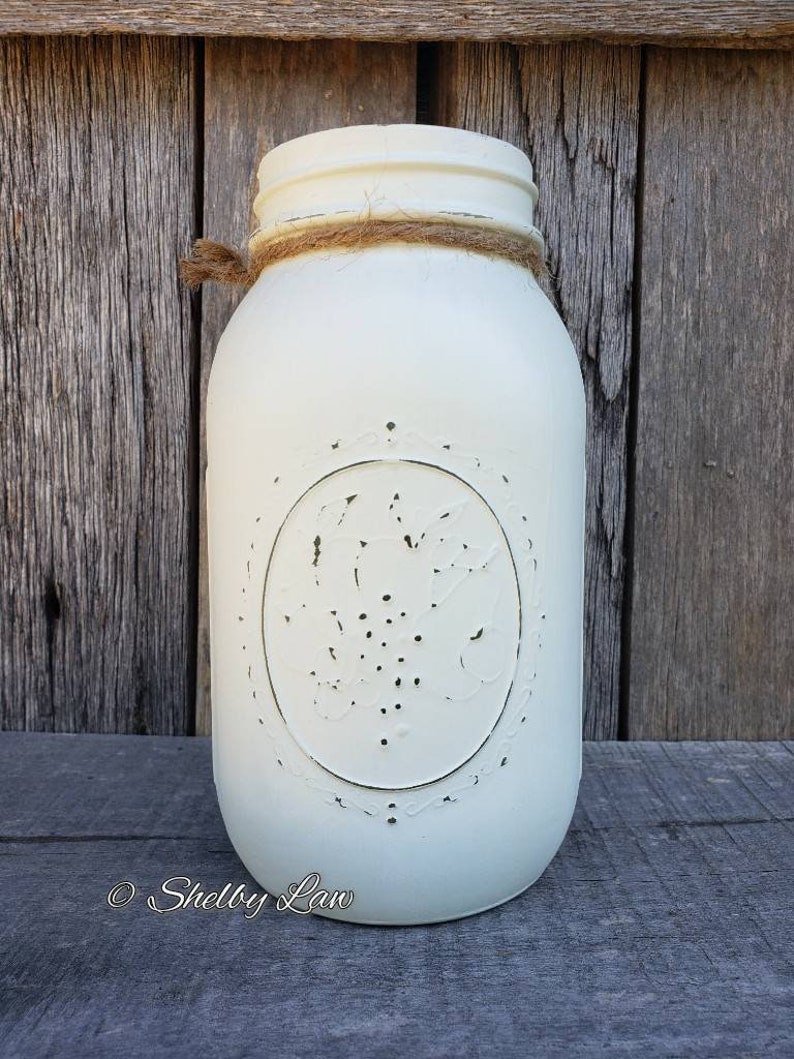 Honey Bee Mason Jar Quart Etsy