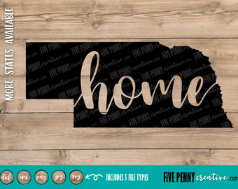Nebraska Love Svg Etsy