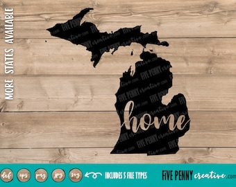 Love Michigan Svg Etsy