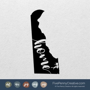 Delaware SVG | State Pride | State EPS | Delaware Decal | First State Home | Delaware State SVG | Delaware Pride | Delaware Cricut Explore