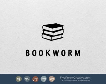 Bookworm SVG: Reading Lover Vector Cut File (Digital Download)